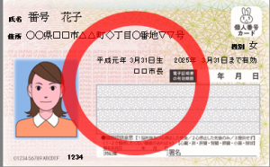 【画像】マイナンバーカード（見本）